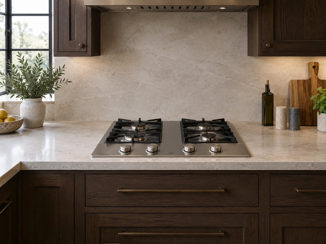Illustration of a Thermador cooktop