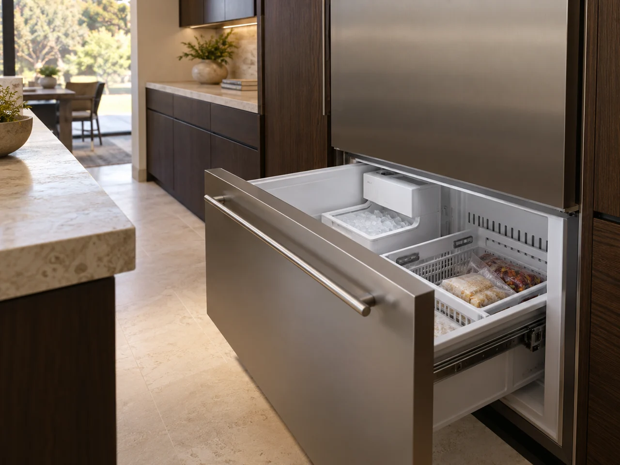 Illustration of Monogram ice maker