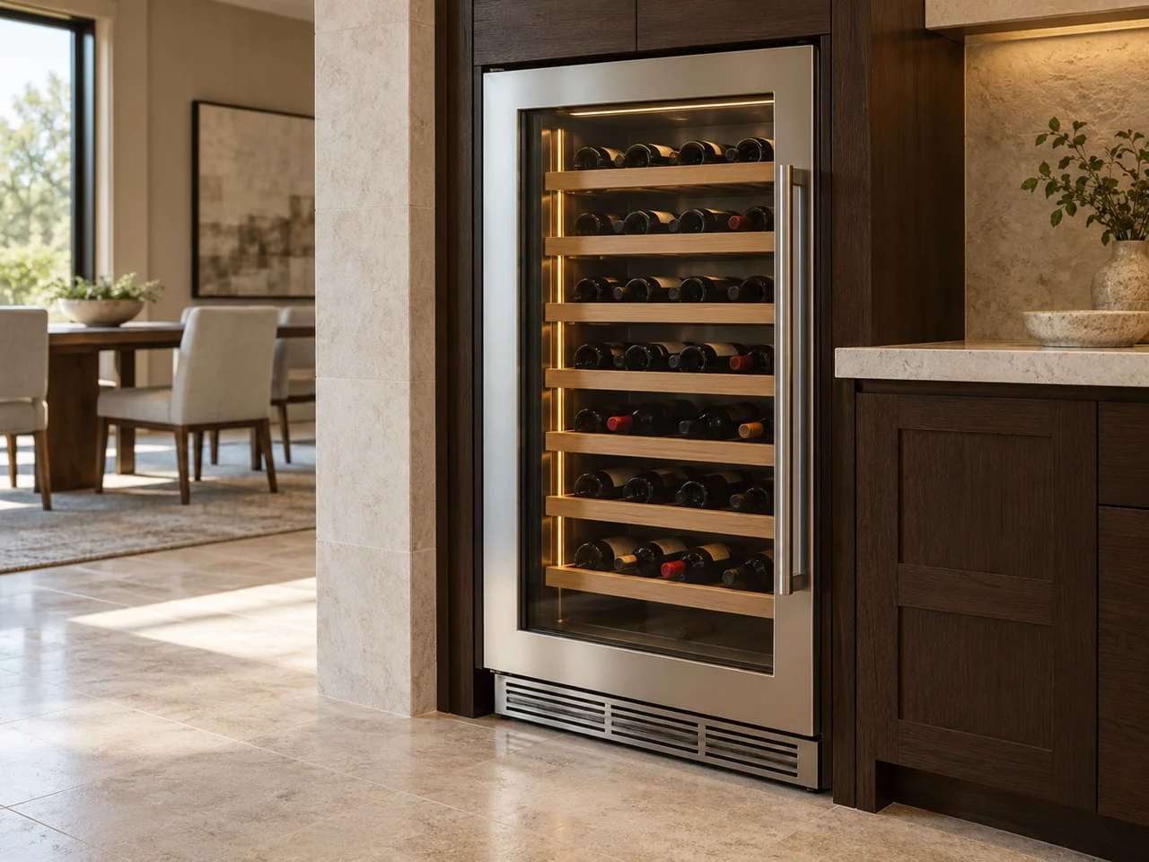 Illustration of Viking wine cooler